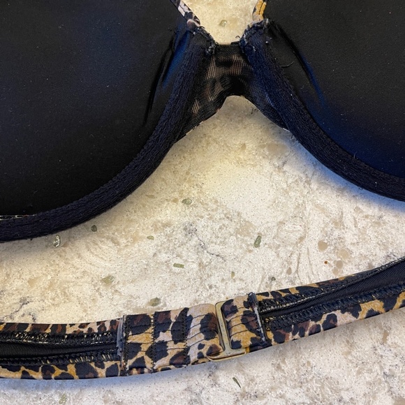 Animal print Padded Bikini top - Picture 6 of 7
